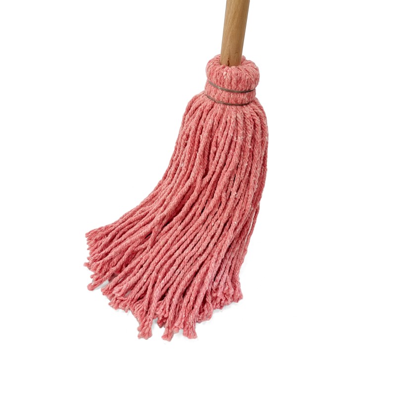 Traditional Solid Wood Handle Wet Mop